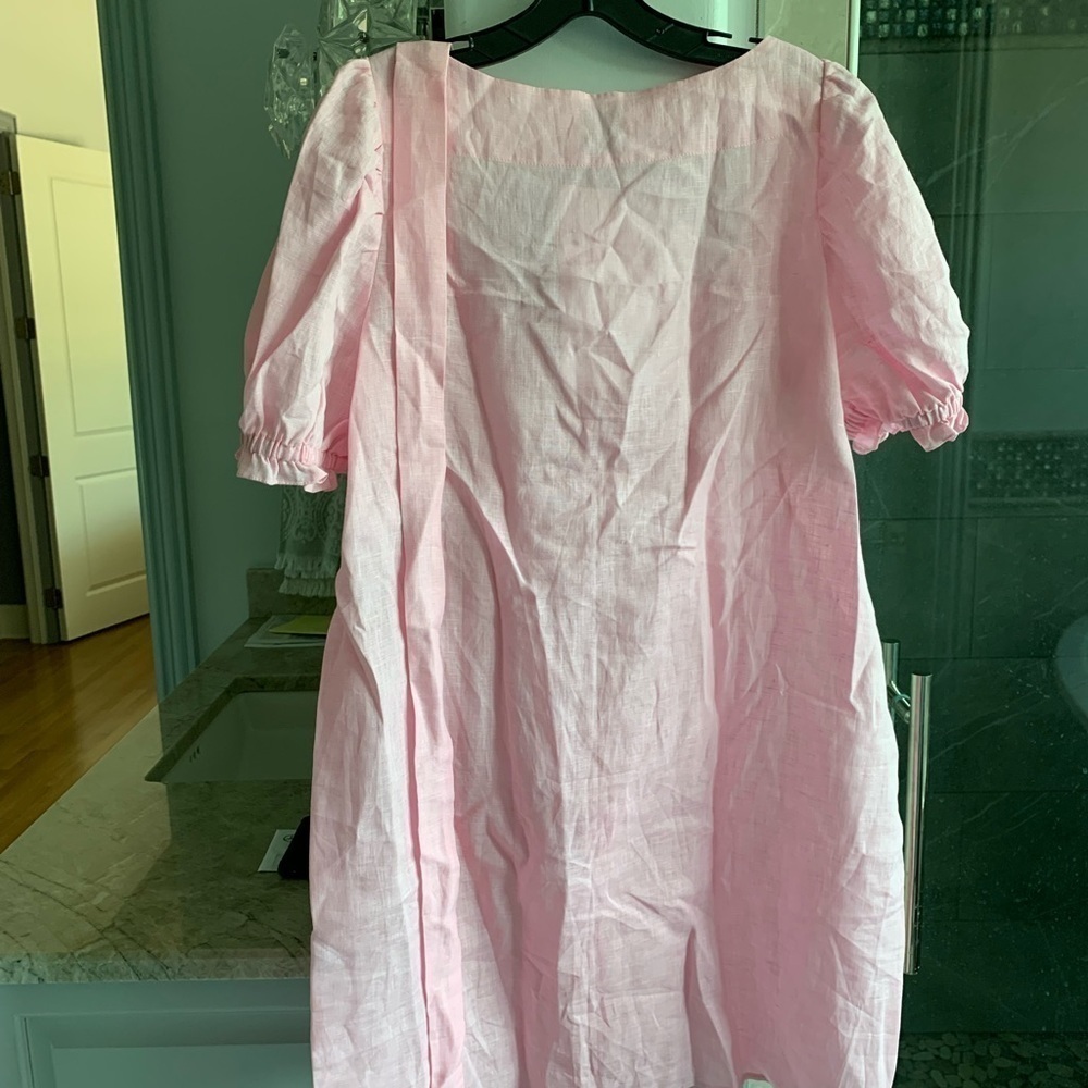 SLEEPER BRIGITTE MINI DRESS IN PINK - Picture 15 of 16